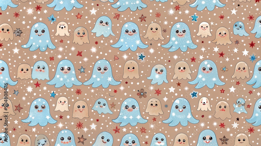 Halloween seamless pattern. Seamless texture can be used for wallpaper, pattern fills, web pages, backgrounds, surface Halloween seamless pattern. Seamless texture can be used for wallpaper, pattern fills, web pages, backgrounds, surface