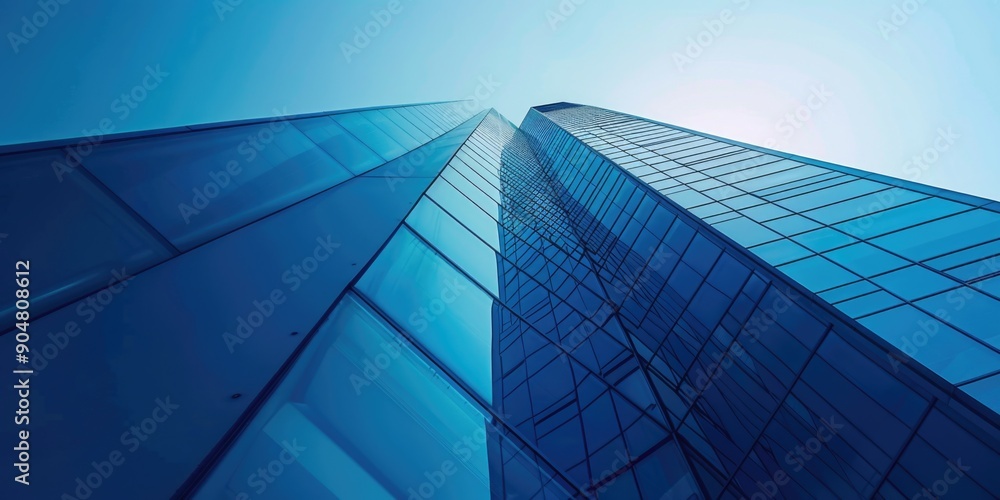 Cityscape with blue sky Cityscape with blue sky
