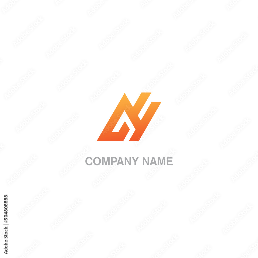 Triangle line abstract business company logo Triangle line abstract business company logo