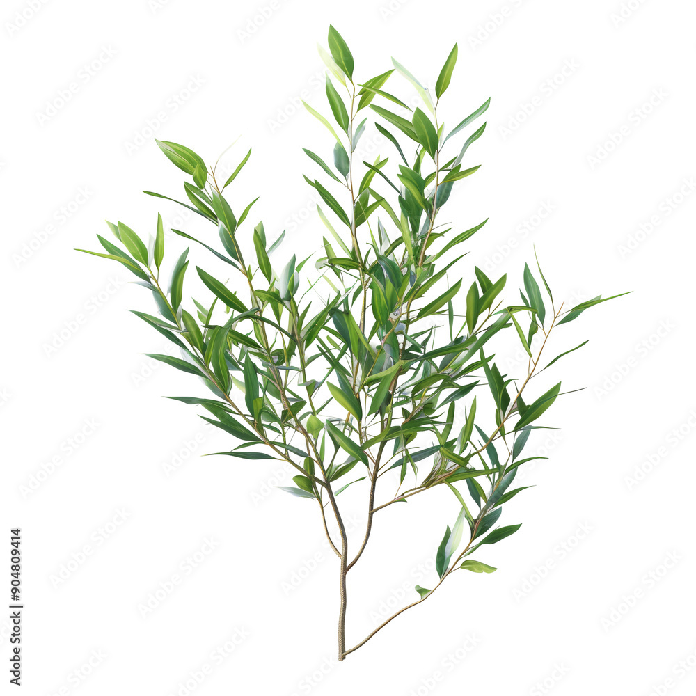 Tea Tree (Melaleuca) on transparent background Tea Tree (Melaleuca) on transparent background