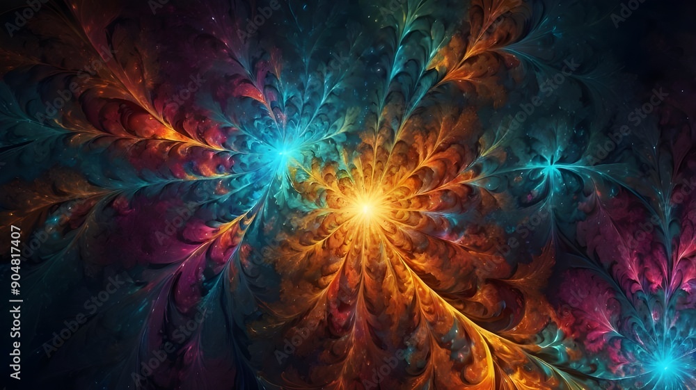 Obraz premium abstract background with stars