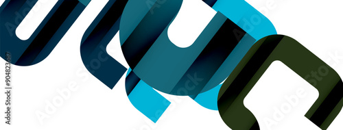 Lines, abstract letter style design background. Geometric vector Illustration For Wallpaper, Banner, Background, Card, Book Illustration, landing page