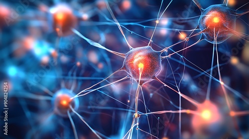 A schematic of an artificial neural network with labeled layers, nodes, and connections --ar 16:9 photo