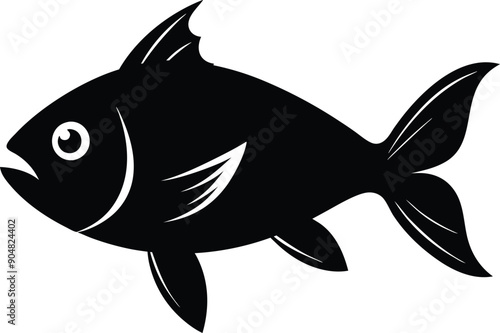 Illustration of fish silhouette