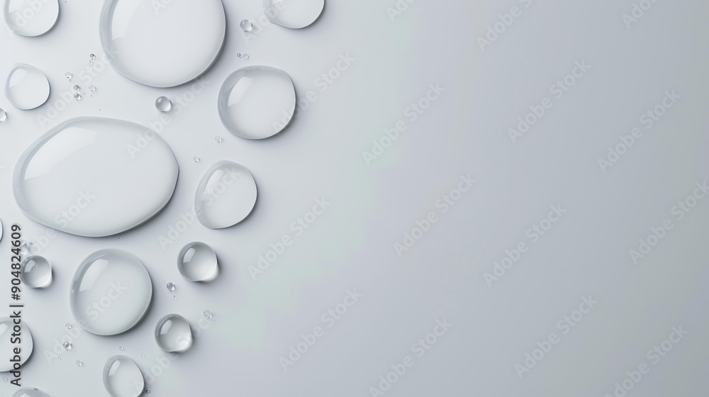 Crystalclear water drops stand out against a backdrop, showcasing natures beauty and purity in this stunning illustration. Crystalclear water drops stand out against a backdrop, showcasing natures beauty and purity in this stunning illustration.