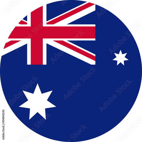 Free Download Australia flag illustrator country flags round - GFXLoad