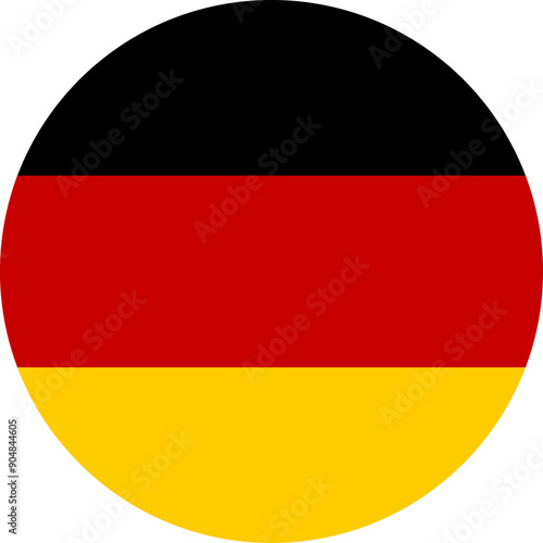 german flag illustrator country flags round