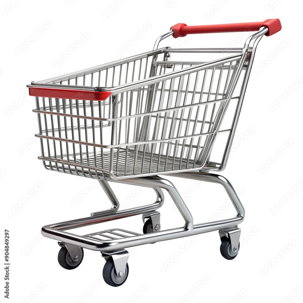 shopping cart isolated on white shopping cart isolated on white