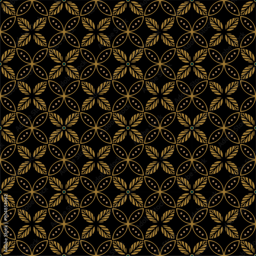 Beautiful and elegant vector Javanese ethnic batik pattern template Beautiful and elegant vector Javanese ethnic batik pattern template