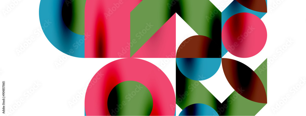 Circle pattern, round elements with lines and arrows composition for wallpaper, banner, background or landing Circle pattern, round elements with lines and arrows composition for wallpaper, banner, background or landing
