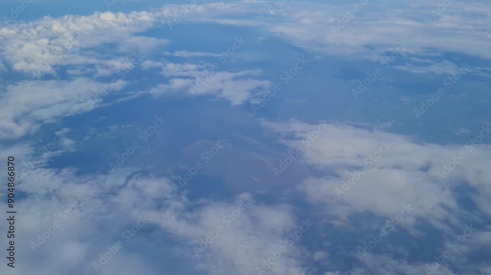 Above the Clouds During Flight over Luton to Glasgow, United Kingdom. June 5th, 2024 Above the Clouds During Flight over Luton to Glasgow, United Kingdom. June 5th, 2024