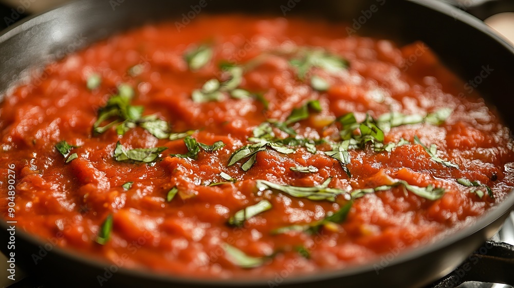 Savory Tuscan tomato sauce brimming with garlic and fragrant herbs. Savory Tuscan tomato sauce brimming with garlic and fragrant herbs.