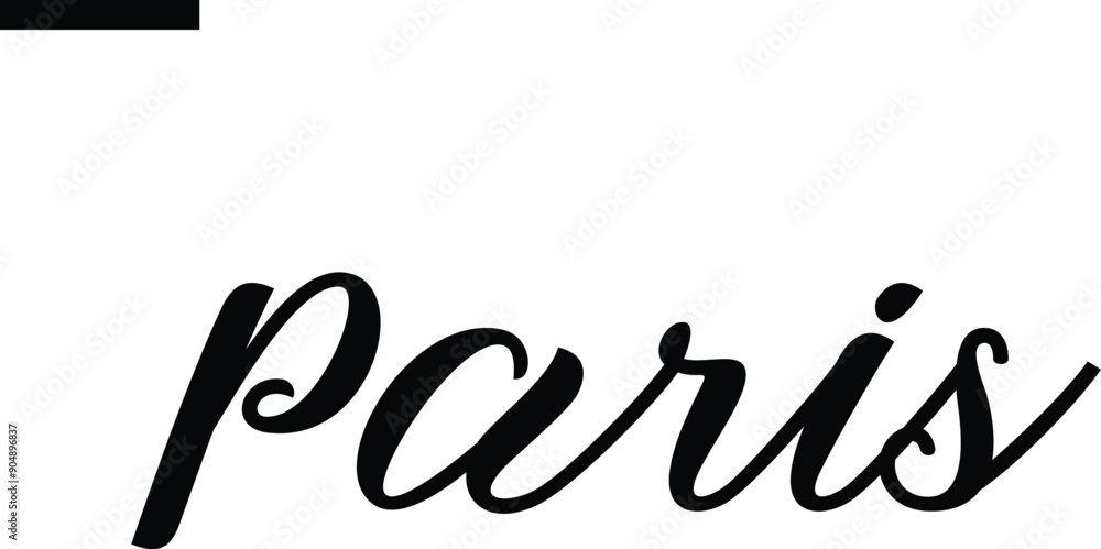 Paris Travel Saying Typography Text Paris Travel Saying Typography Text