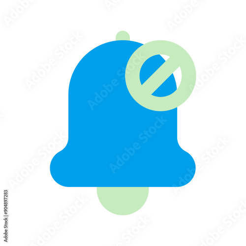 silent duo tone icon