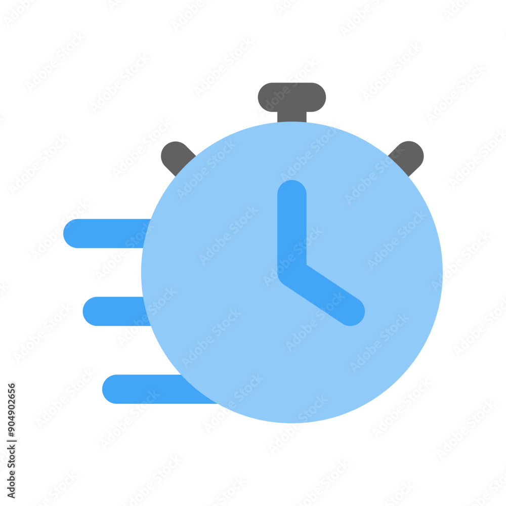 Fototapeta premium fast flat icon