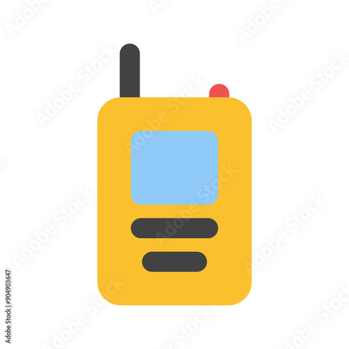 walkie talkie flat icon