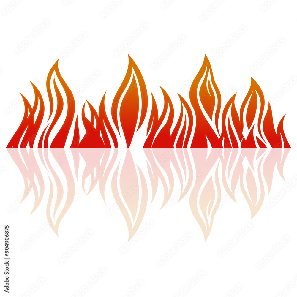 Fire Flame Vector Illustration art, Icons, Flammable Symbol Silhouette for Graphic Design Element Fire Flame Vector Illustration art, Icons, Flammable Symbol Silhouette for Graphic Design Element