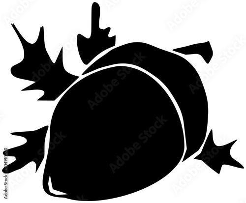 illustration leaf silhouette autumn logo oak icon nature outline fall tree forest plant fruit foliage thanksgiving branch october shape maple orange harvest for vector graphic background