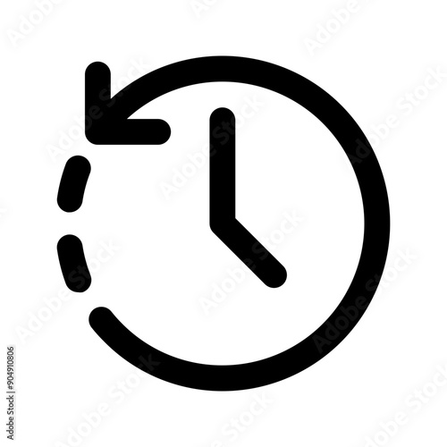 history glyph icon