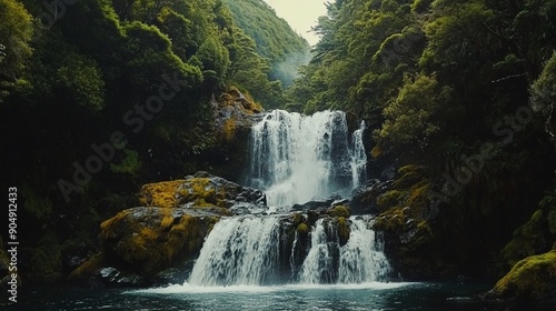 Waterfalls in the Kahurangi National Park photo