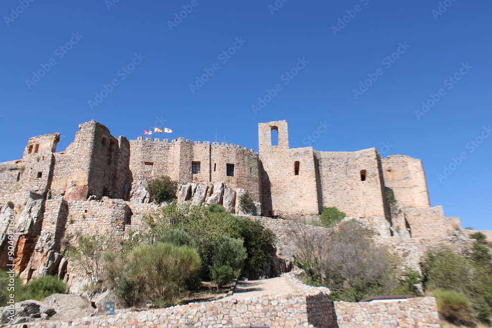 Castle of Calatrava la Nueva, fortress of the Military Order of Calatrava in the province of Ciudad Real Castle of Calatrava la Nueva, fortress of the Military Order of Calatrava in the province of Ciudad Real