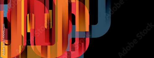 Lines, abstract letter style design background. Geometric vector Illustration For Wallpaper, Banner, Background, Card, Book Illustration, landing page