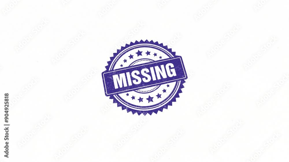 Missing Rubber Stamp Missing Rubber Stamp