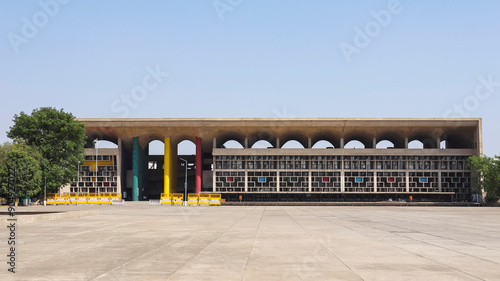 Beautiful view of the High Court Museum, Chandigarh, India.