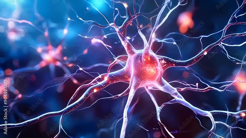 exploring complex structure of firing neurons under microscope