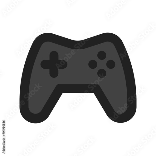 joystick line color icon