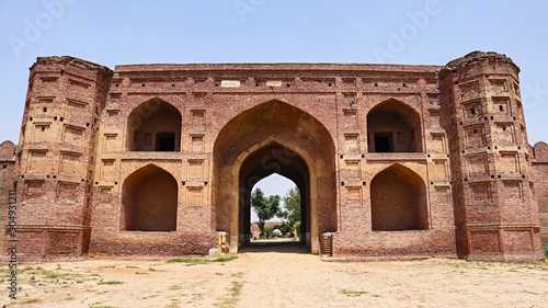 South main entrance gate of Sarai Lashkeri Khan, Ludhiana, Punjab, India.