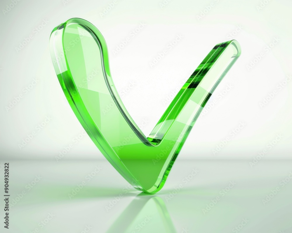 Complete. Green Checkmark Icon for Completed Tasks and Achievements ...