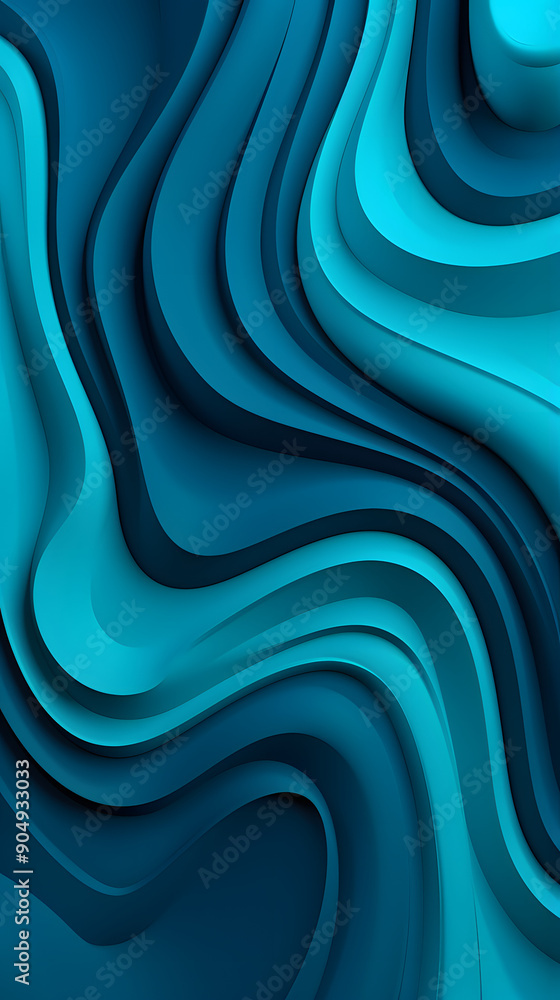 Digital blue and green swirl ripple abstract graphic poster background Digital blue and green swirl ripple abstract graphic poster background