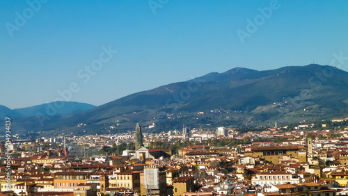 View of the suburbs of Florence.