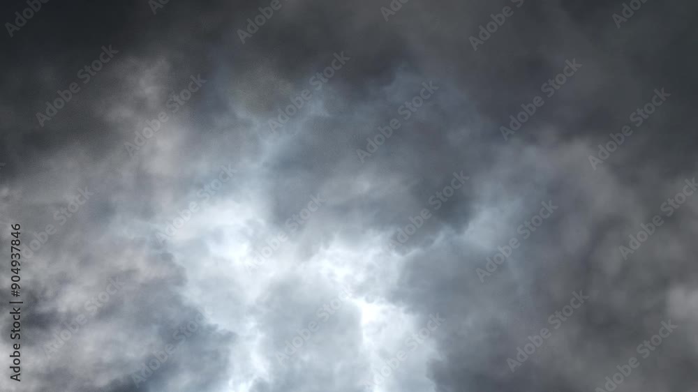 a lightning strike in a dark sky during a thunderstorm 4k a lightning strike in a dark sky during a thunderstorm 4k