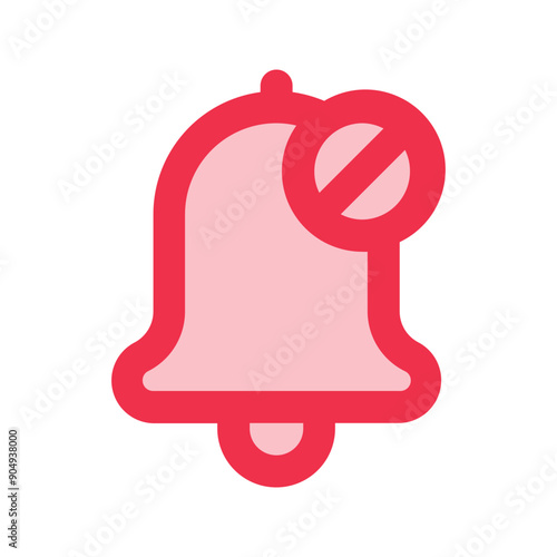silent outline fill icon