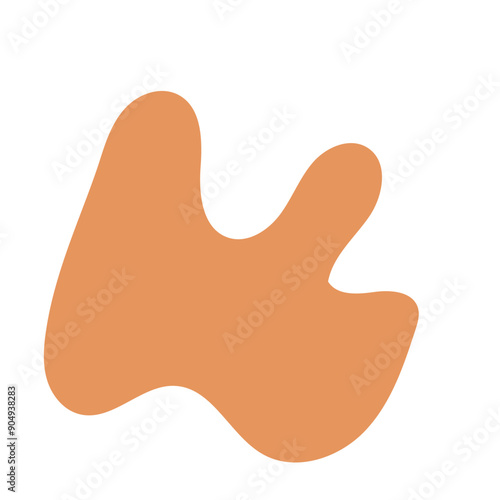 Neutral Earth Tone Abstract Shape Vectors 