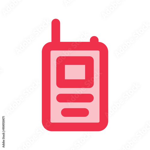 walkie talkie outline fill icon