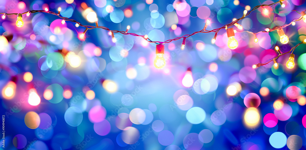 Colorful bokeh abstract background on blur background Colorful bokeh abstract background on blur background