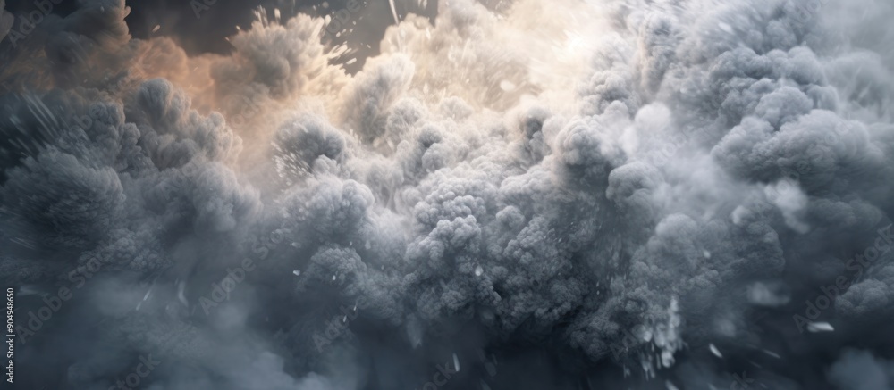 A Dramatic Explosion of Smoke and Ash A Dramatic Explosion of Smoke and Ash