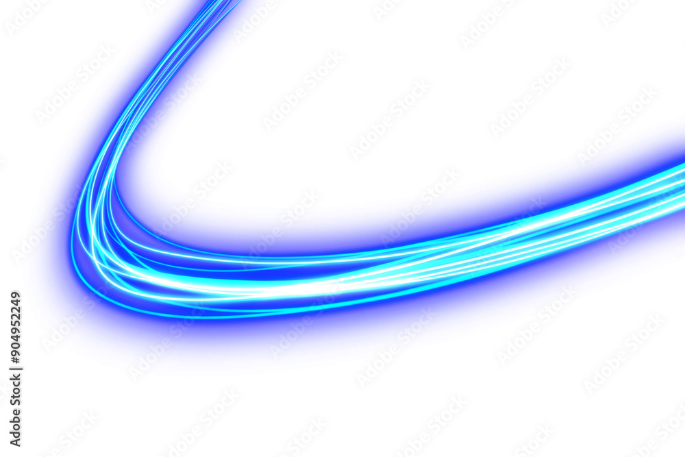 futuristic blue neon lines with high speed traffic effect futuristic blue neon lines with high speed traffic effect