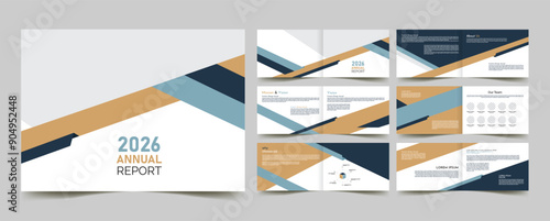 Annual Report Landscape Brochure Template