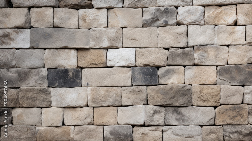 Decorative old stone wall texture close up. Neural network ai generated art Decorative old stone wall texture close up. Neural network ai generated art