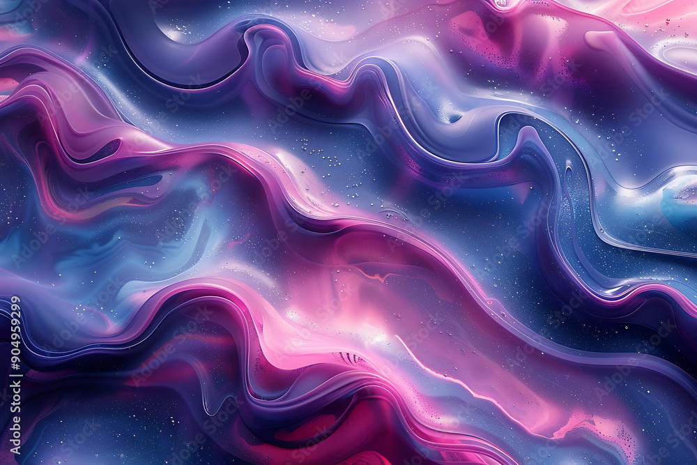 Delicate background of waves of silk fabric. 3d render Delicate background of waves of silk fabric. 3d render