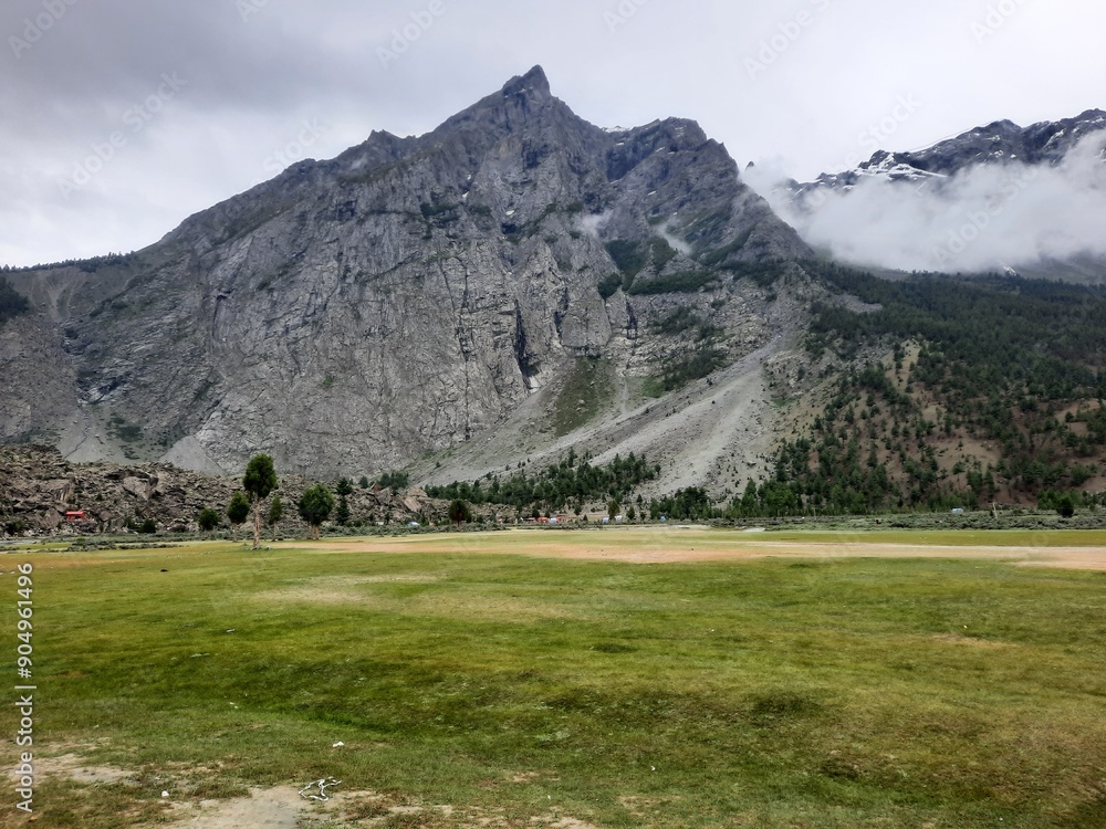 Beautiful, majestic view of the Basho Valley in Skardu, Pakistan. The Basho Valley is located on the heights of the mountains. Basho valley is famous for its natural beauty and picturesque views. Beautiful, majestic view of the Basho Valley in Skardu, Pakistan. The Basho Valley is located on the heights of the mountains. Basho valley is famous for its natural beauty and picturesque views.