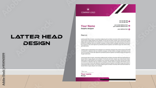 Professional latter head design