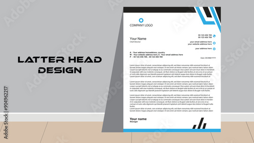 Professional latter head design