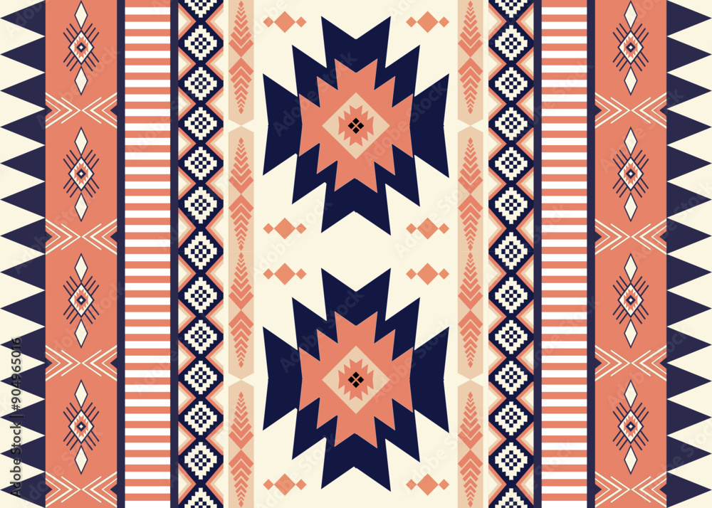 ethnic fabric patterns Ethnic fabric patterns designed with geometric