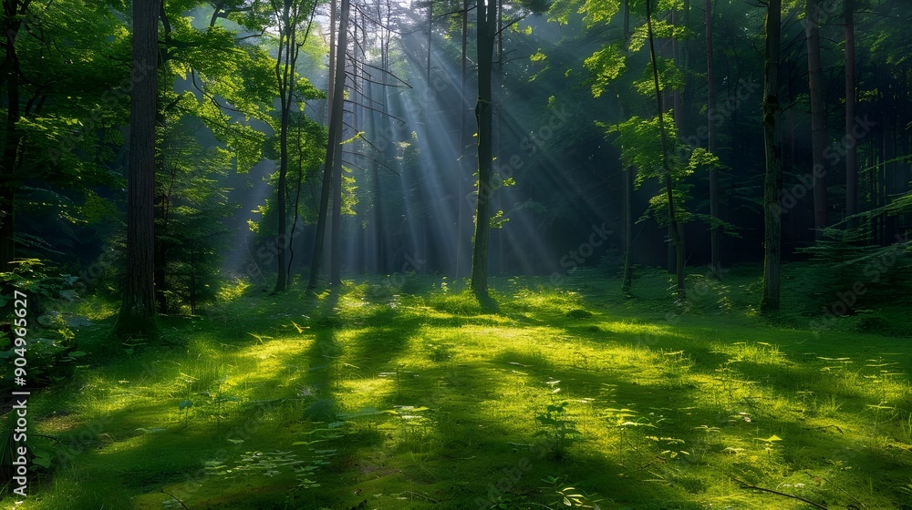 Fototapeta premium morning in the forest