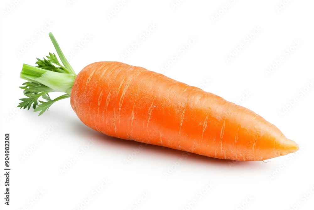 carrot isolated on white background, full depth of field, ai carrot isolated on white background, full depth of field, ai
